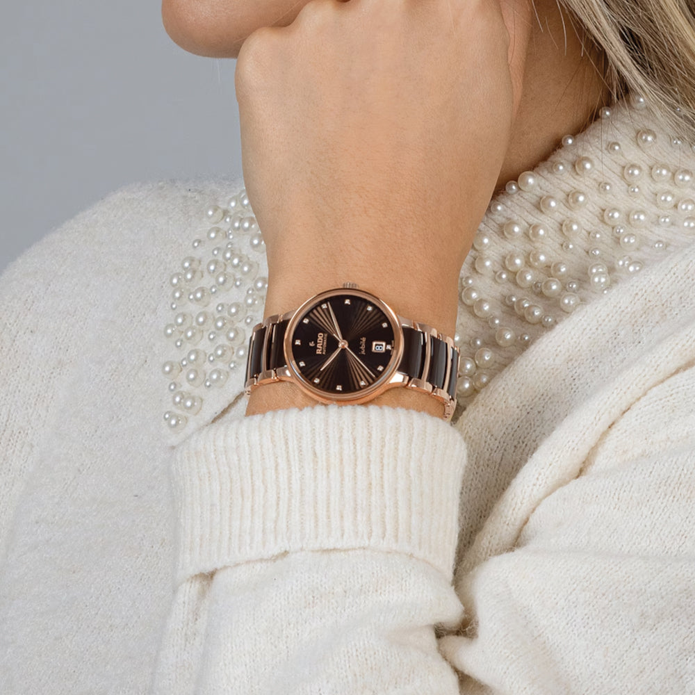  Centrix Automatic Diamonds 35mm - Brown on Bracelet