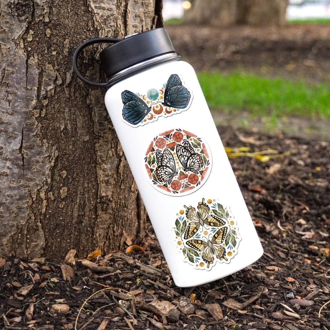  Moth and Butterfly Sticker 8 Pack、mySite、ghnorth