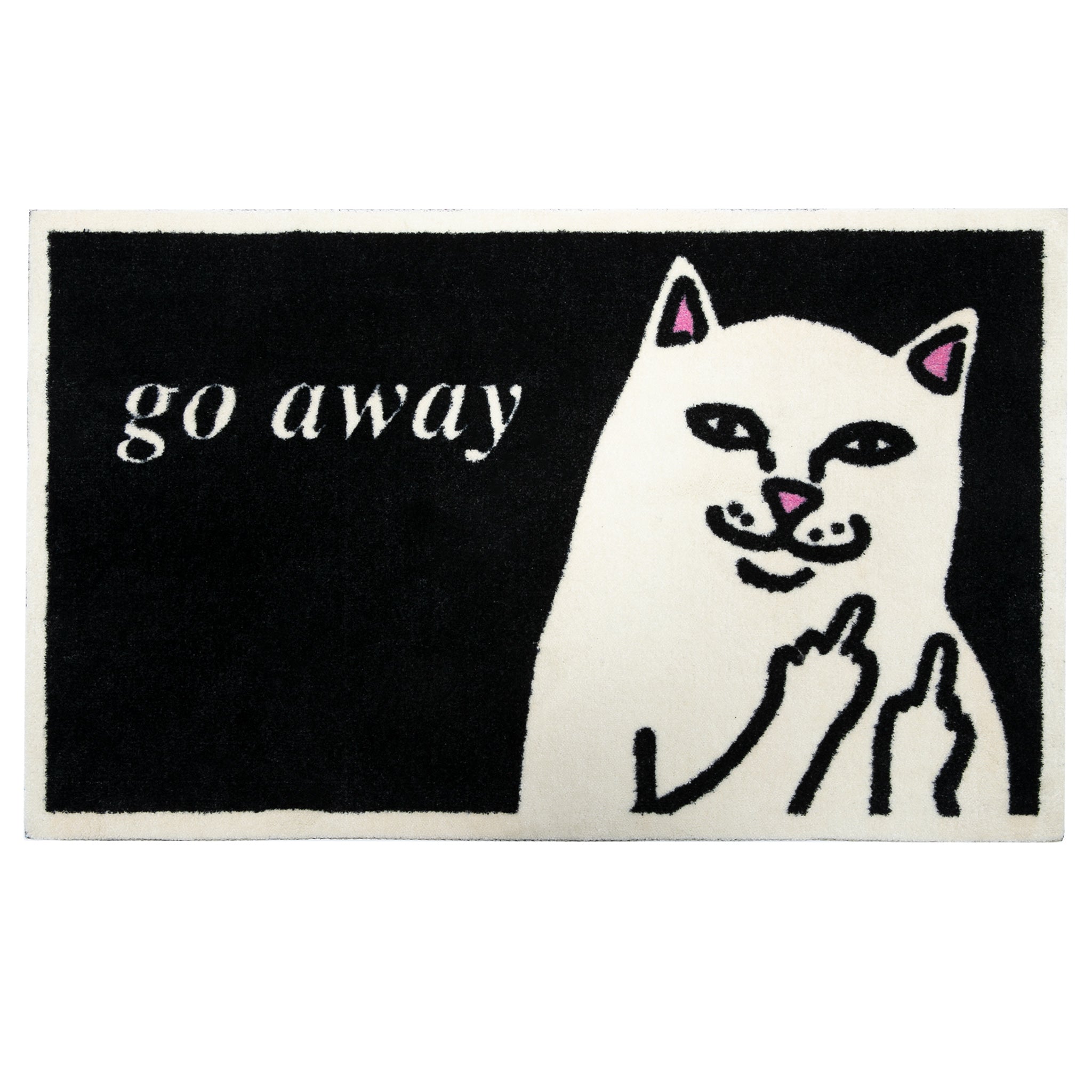  Go Away Rug (Black)、mySite、merchandisen
