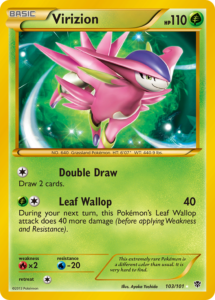 Virizion (103/101) Black & White: Plasma Blast、mySite、waistdrama