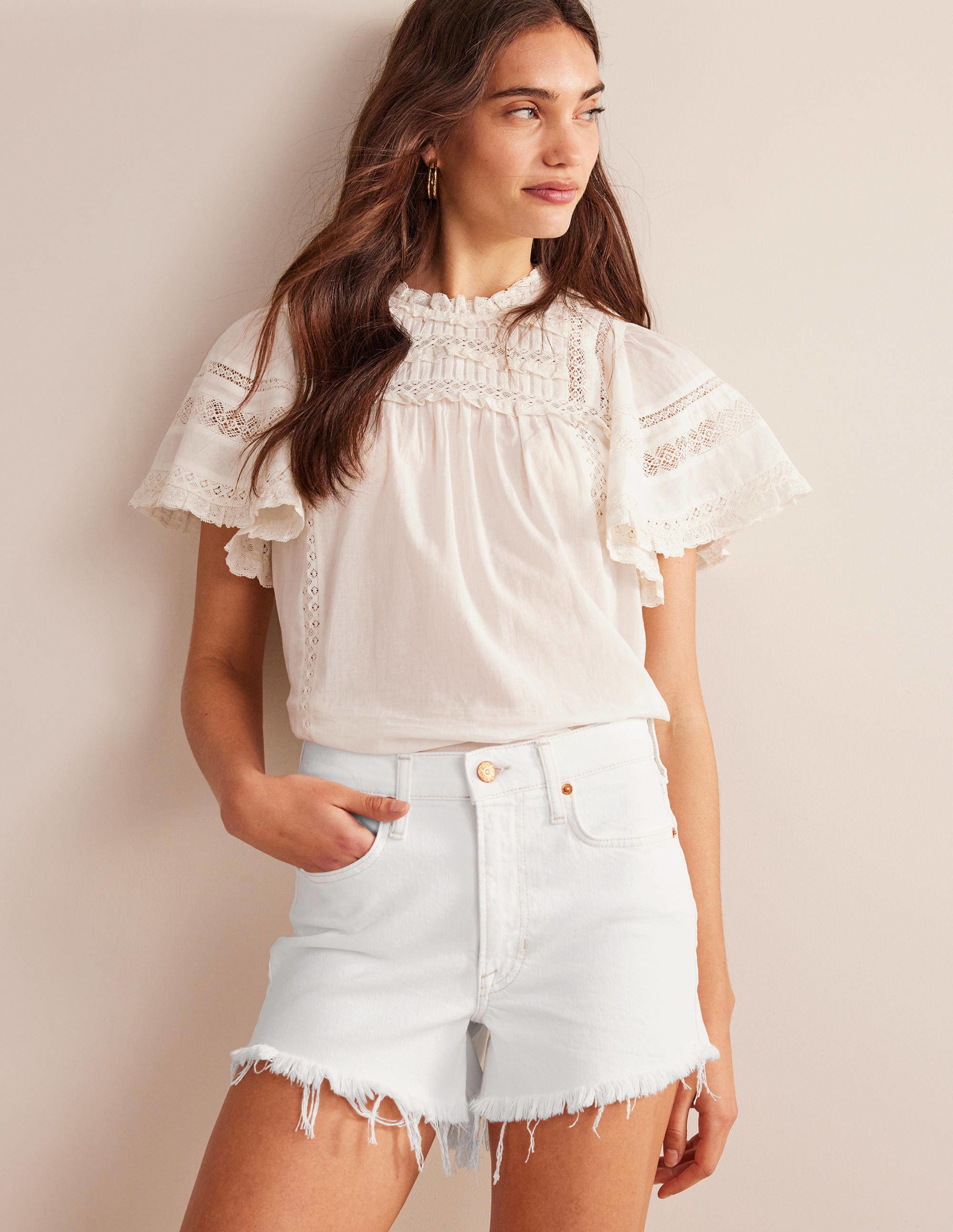  Rigid Beach Shorts-Ecru、mySite、ashleygrahame