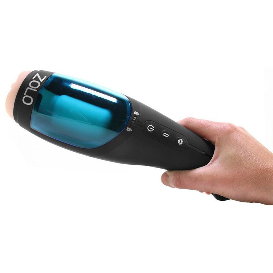 Zolo Thrustbator for Men | Automatic Thrusting Rechargeable Pocket Pussy Stroker、mySite、bottomscart