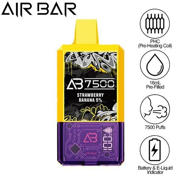 Air Bar AB7500 Puffs 16mL Disposable Vape 10 Pack、mySite、zt4zffjzw
