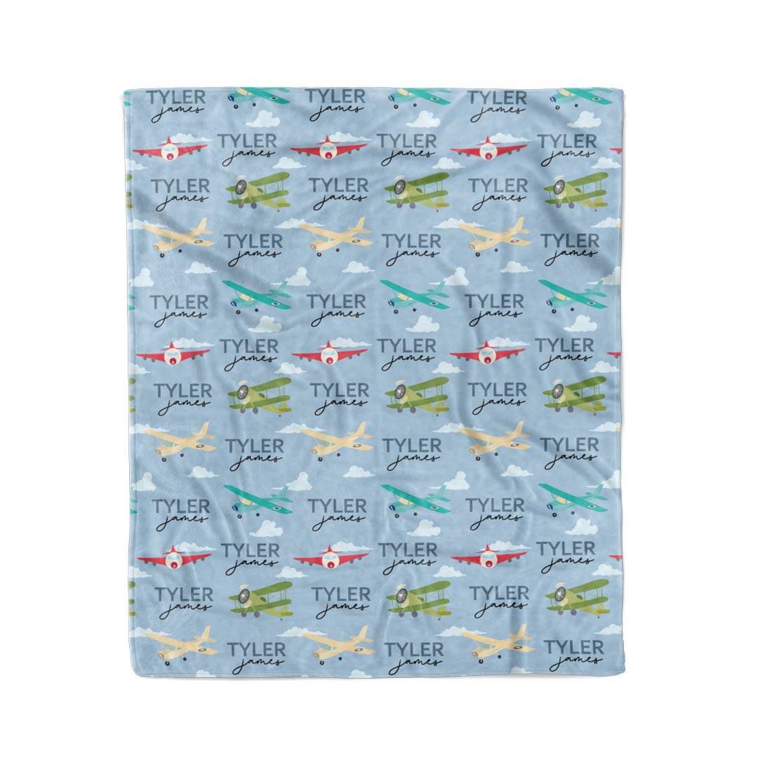  Fly Away With Me Personalized Kids Blanket、mySite、layawaytickets