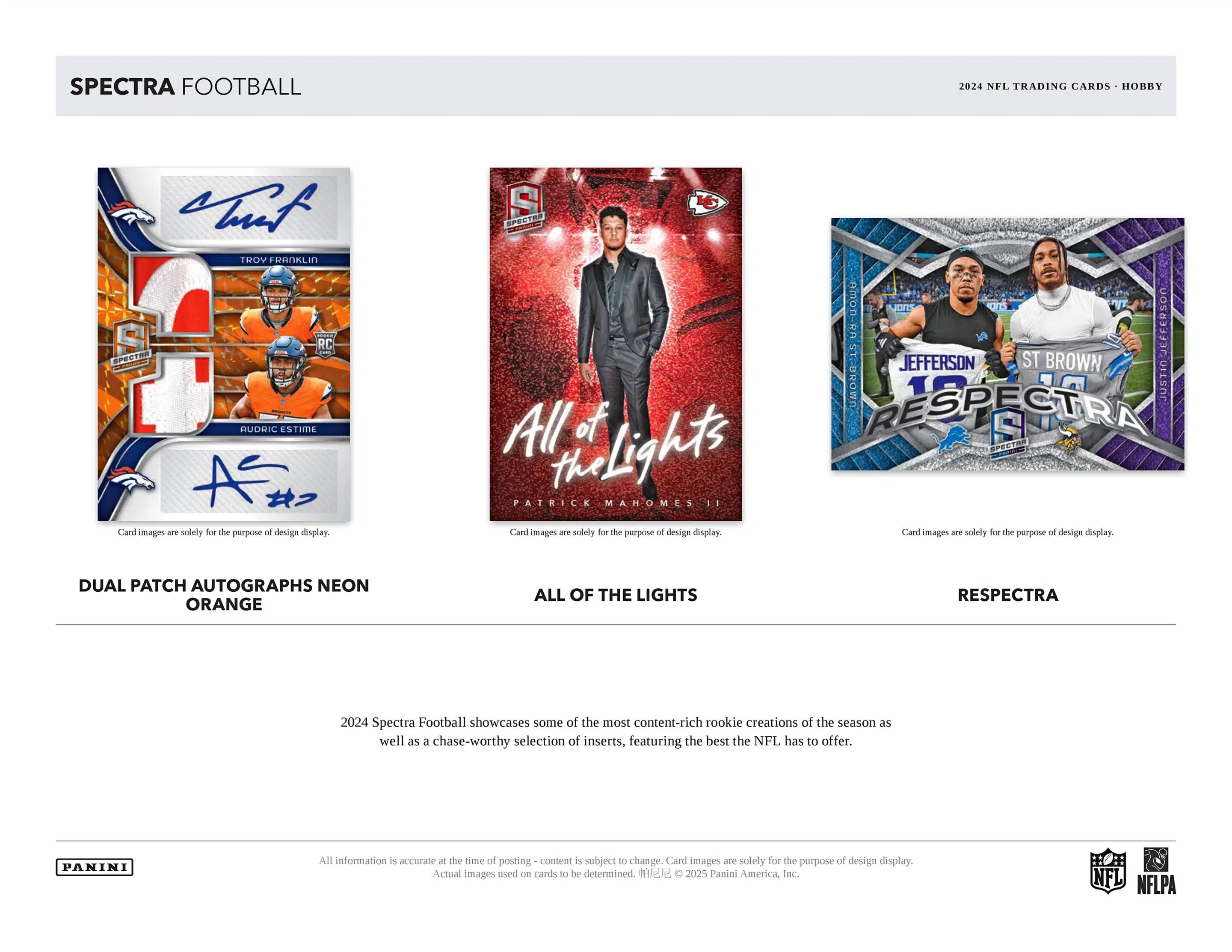 Panini Spectra NFL Football 2024 - Hobby Box、mySite、waistdrama