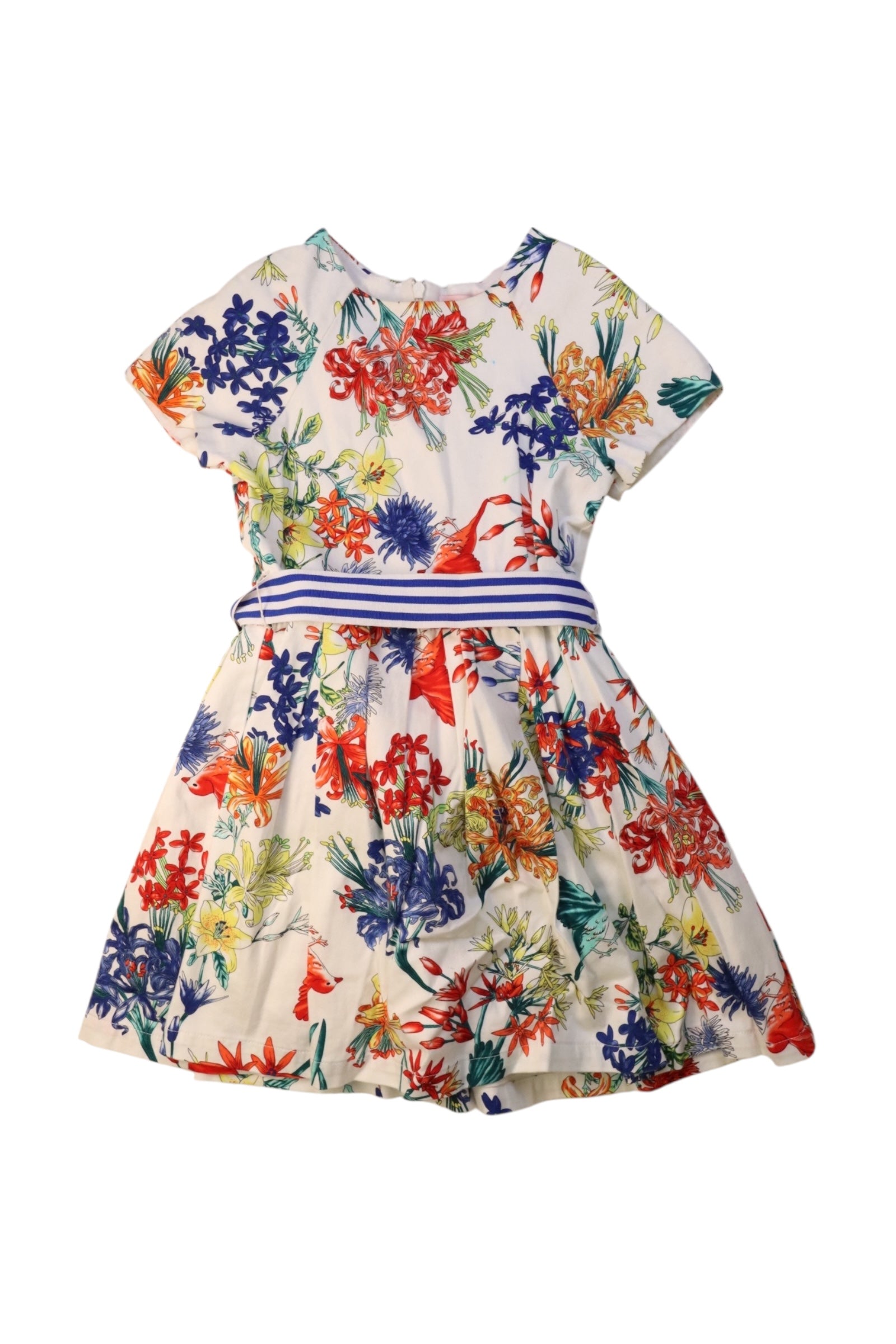 Gingersnaps Floral Short Sleeve Dress 8Y、mySite、g9winljtr