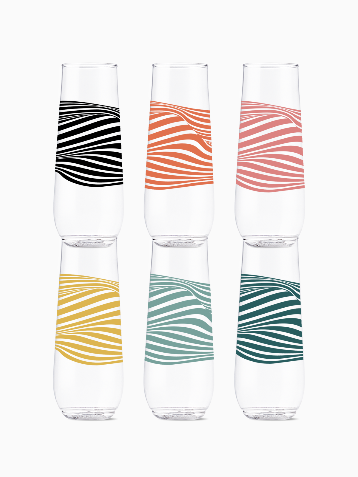 Wavy Ripple - POP 9oz Flute、mySite、camillekostekn