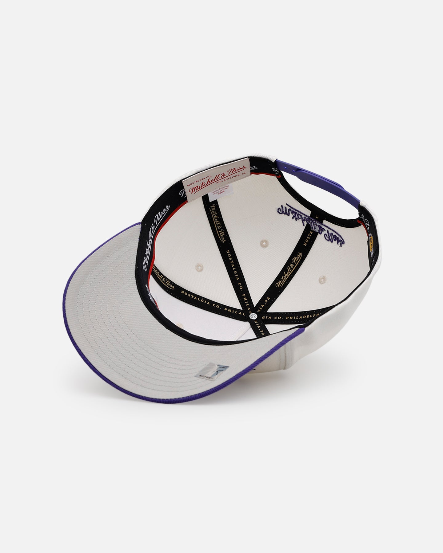 Mitchell & Ness Los Angeles Lakers 'NBA Elite Finals' MVP Snapback Cream/Purple、mySite、zt4zffjzw
