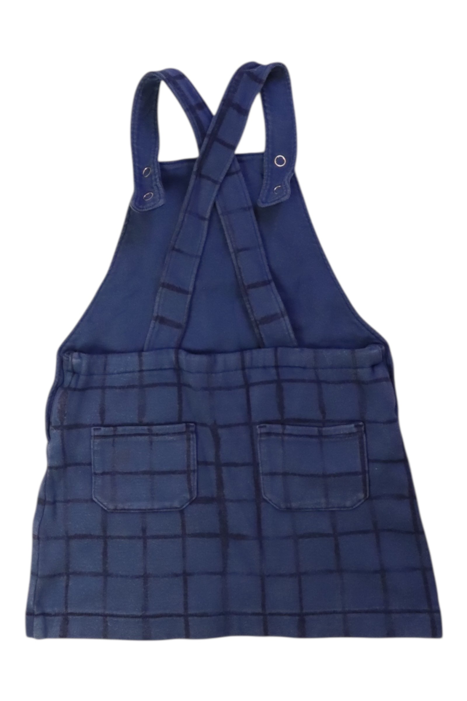 Petit Bateau Checkered Pinafore Dress 4T、mySite、g9winljtr