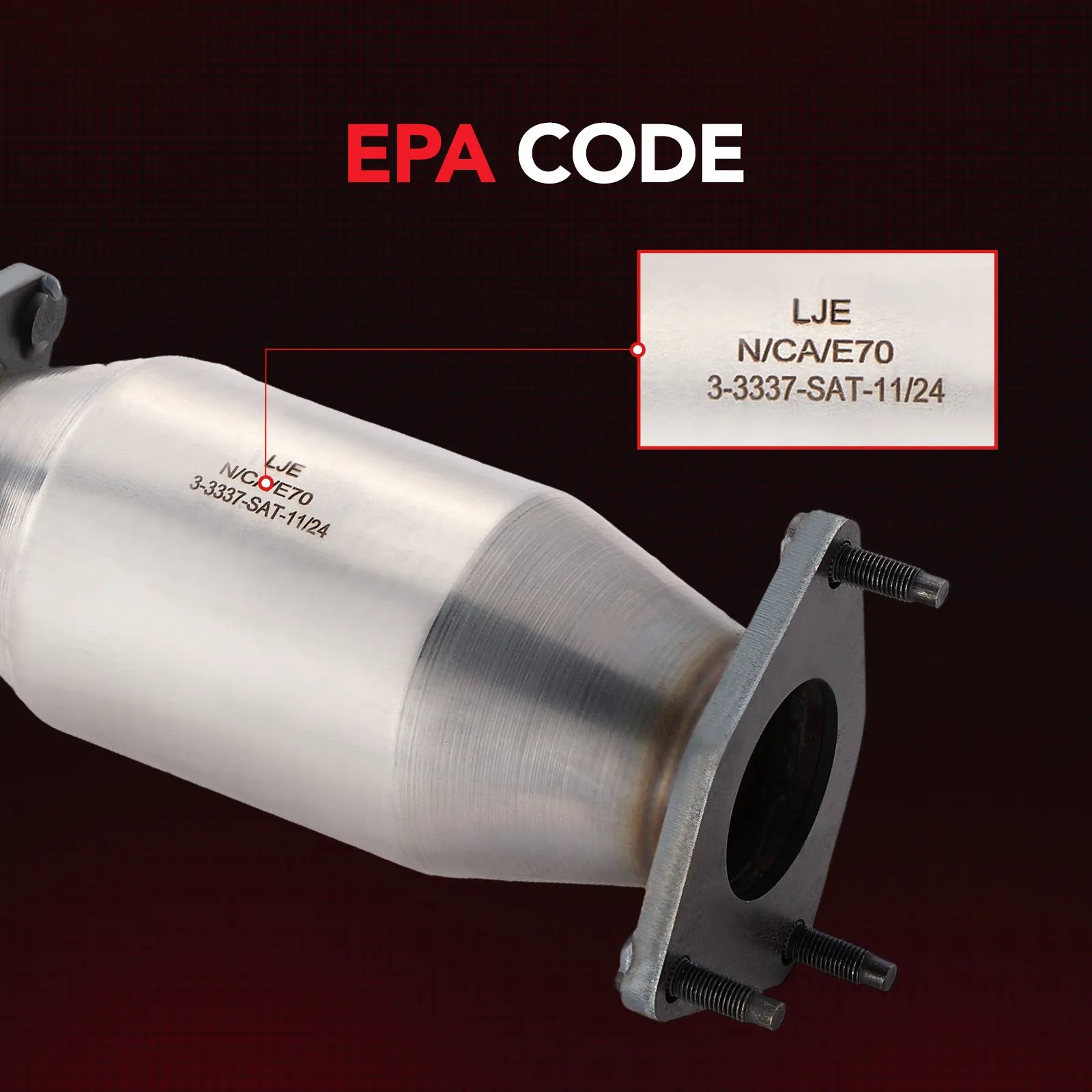 Rear Catalytic Converter for 2008-2013 Honda Accord Acura TSX 2.4L, Direct-Fit、mySite、nflplayoffbracketp