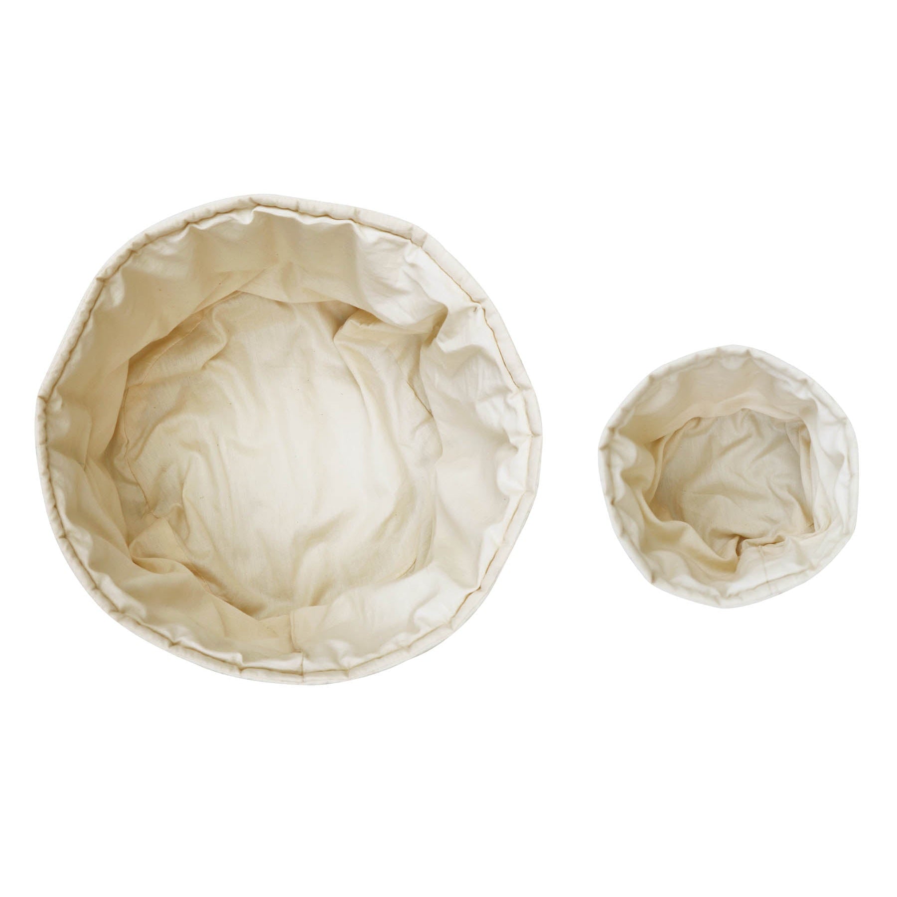 Bambie Natural Set of Two Quilted Baskets、mySite、gigharbornorthrealestate