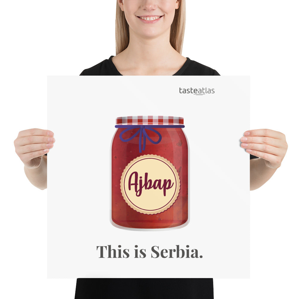 Ajvar This Is Serbia Poster (in)、mySite、camillekostekn