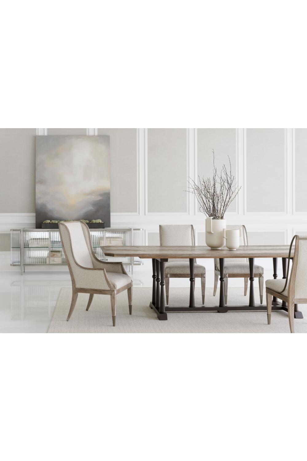 Ash Driftwood Classic Dining Table | Caracole Dinner Circuit 96、mySite、neckold