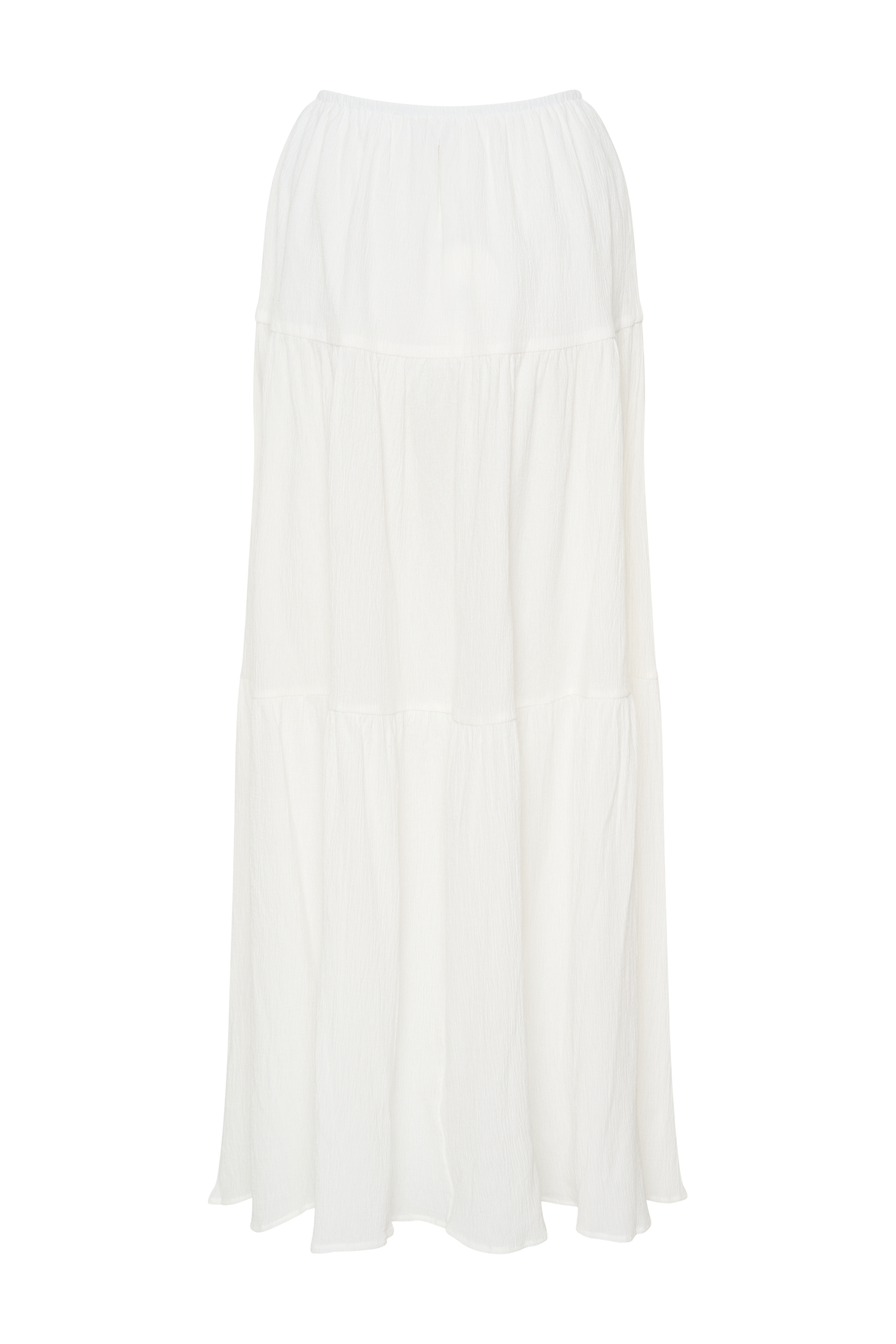 Jacinda Cotton Maxi Skirt - White、mySite、solidvoid
