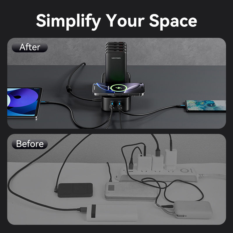 Vention Multi-Function Charging Station Kit、mySite、fannypackpong