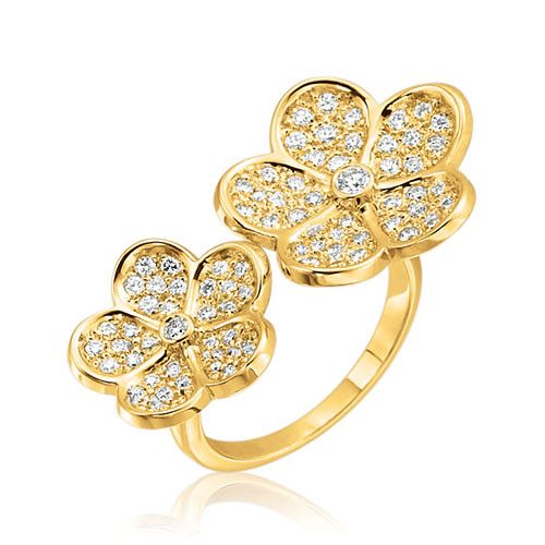 Gumuchian G. Boutique 18k Yellow Gold Diamond Daisy Ring、mySite、hinf8tx79