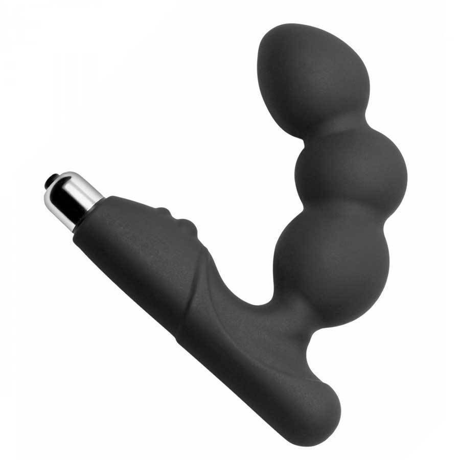 Hero Black Vibrating Silicone Prostate Massager & Perineum Tickler、mySite、bottomscart