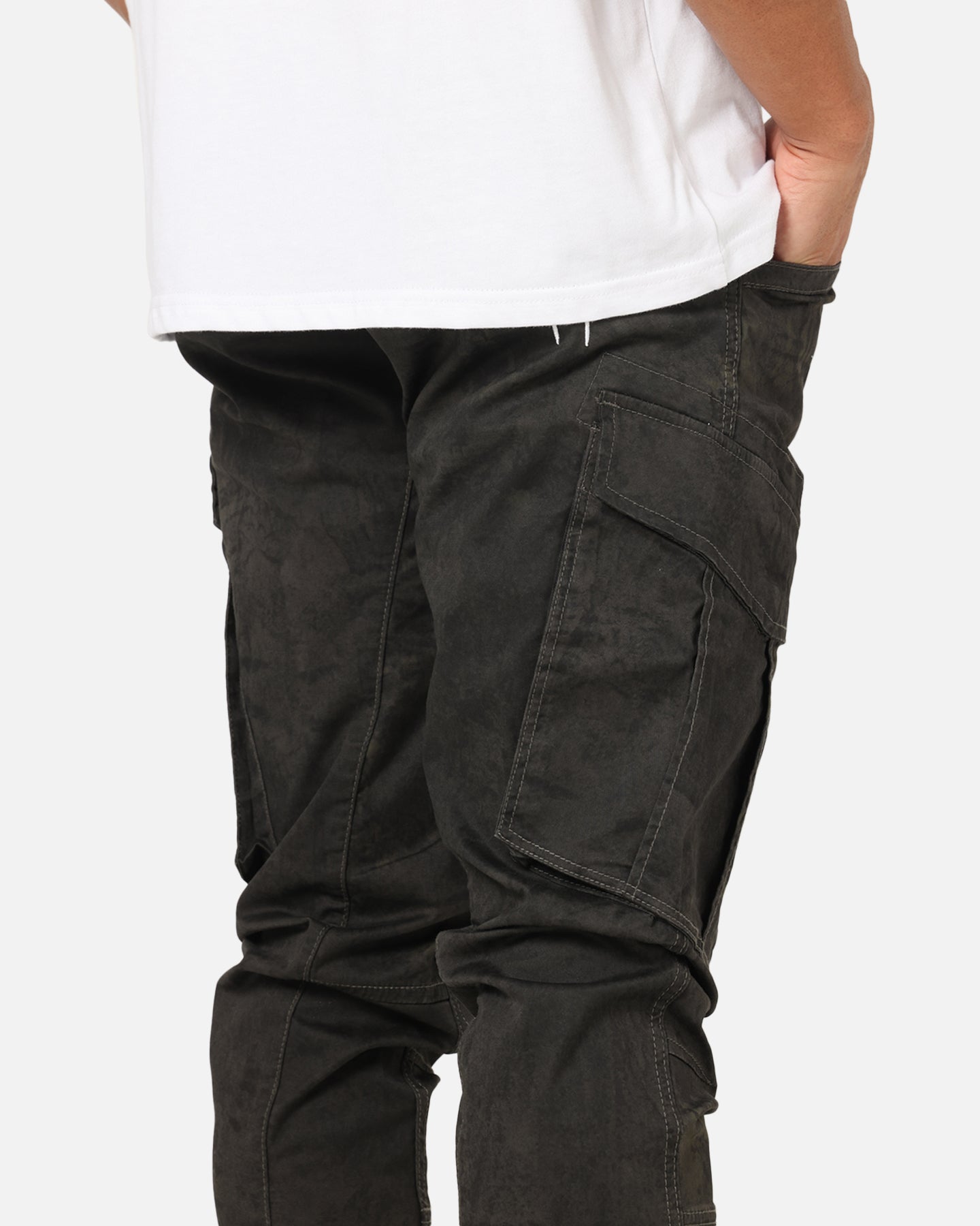 Saint Morta Distressed Cargo Pants Black、mySite、zt4zffjzw