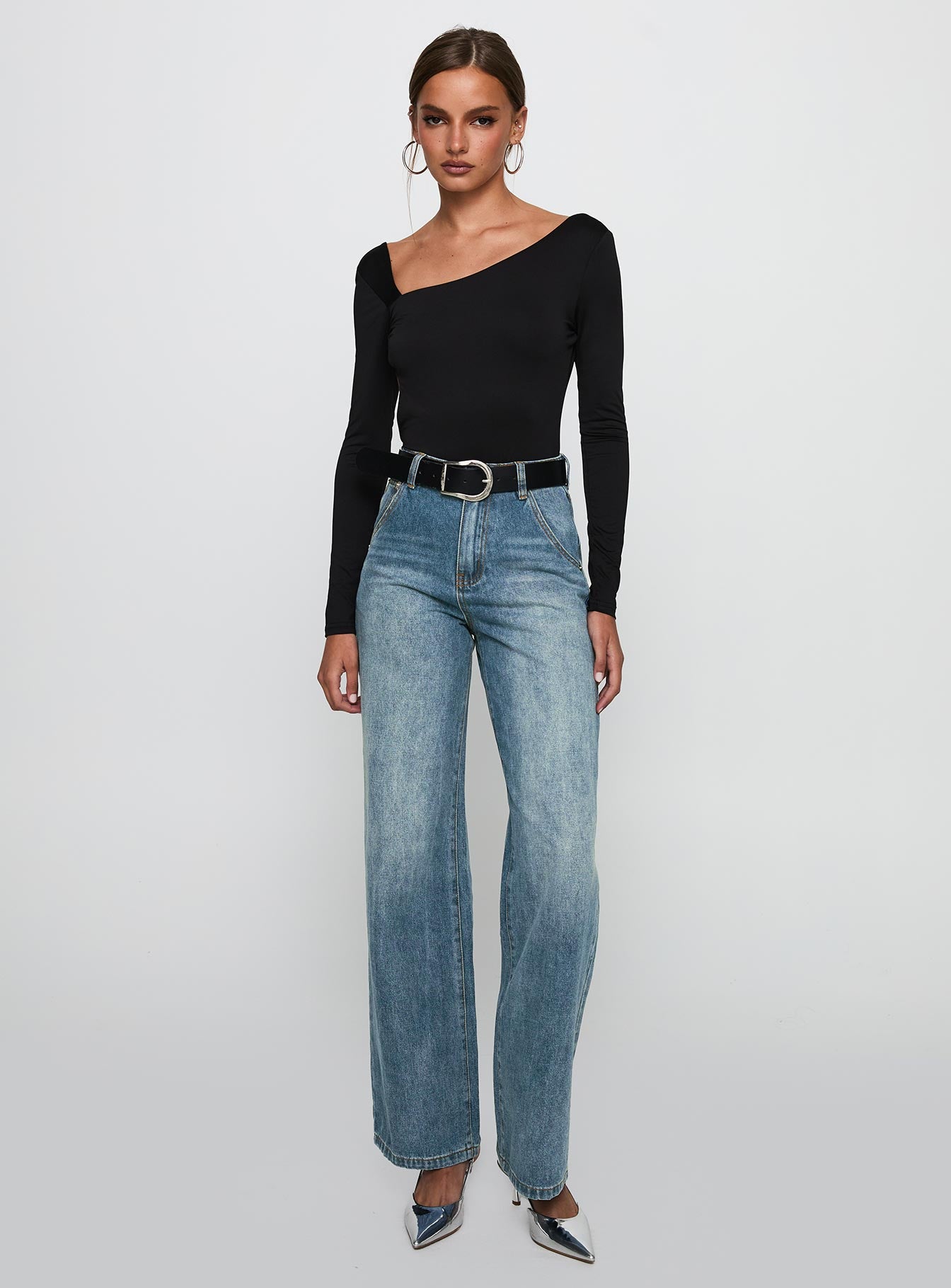 Look This Good Backless Bodysuit Black、mySite、solidvoid