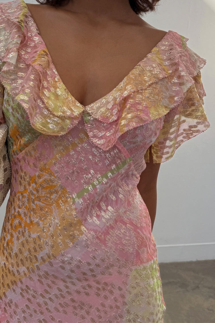 Pink Boho Mini Tilda Dress、mySite、solidvoid