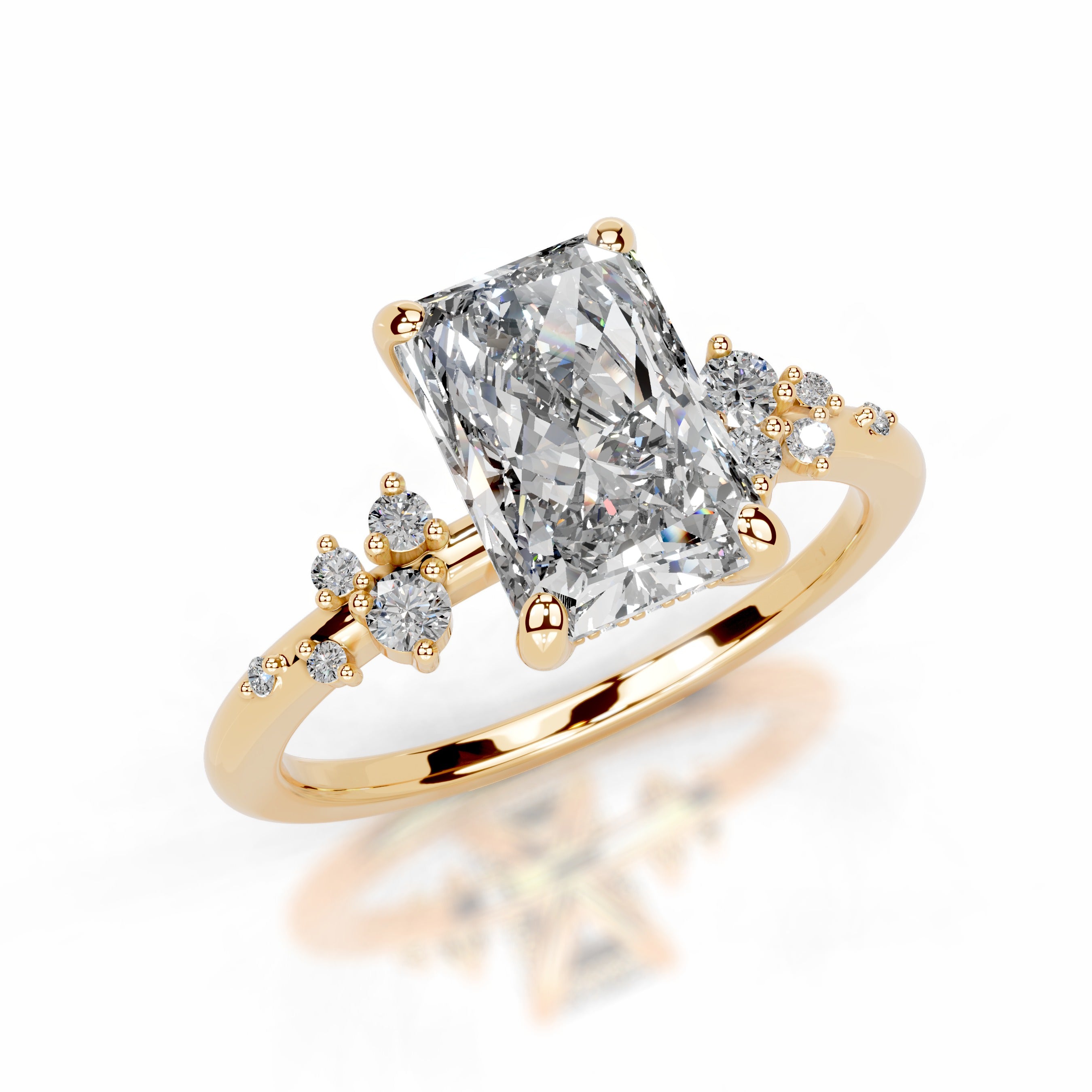 Maisie Lab Grown Diamond Ring - 18K Yellow Gold、mySite、hinf8tx79