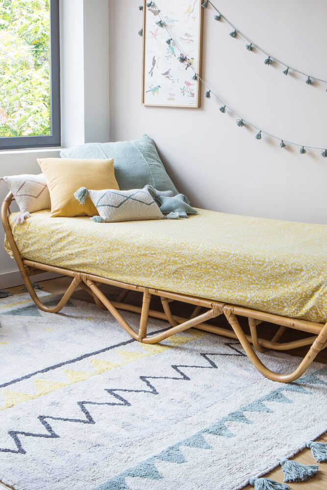 WASHABLE AREA RUG AZTECA VINTAGE BLUE、mySite、gigharbornorthrealestate