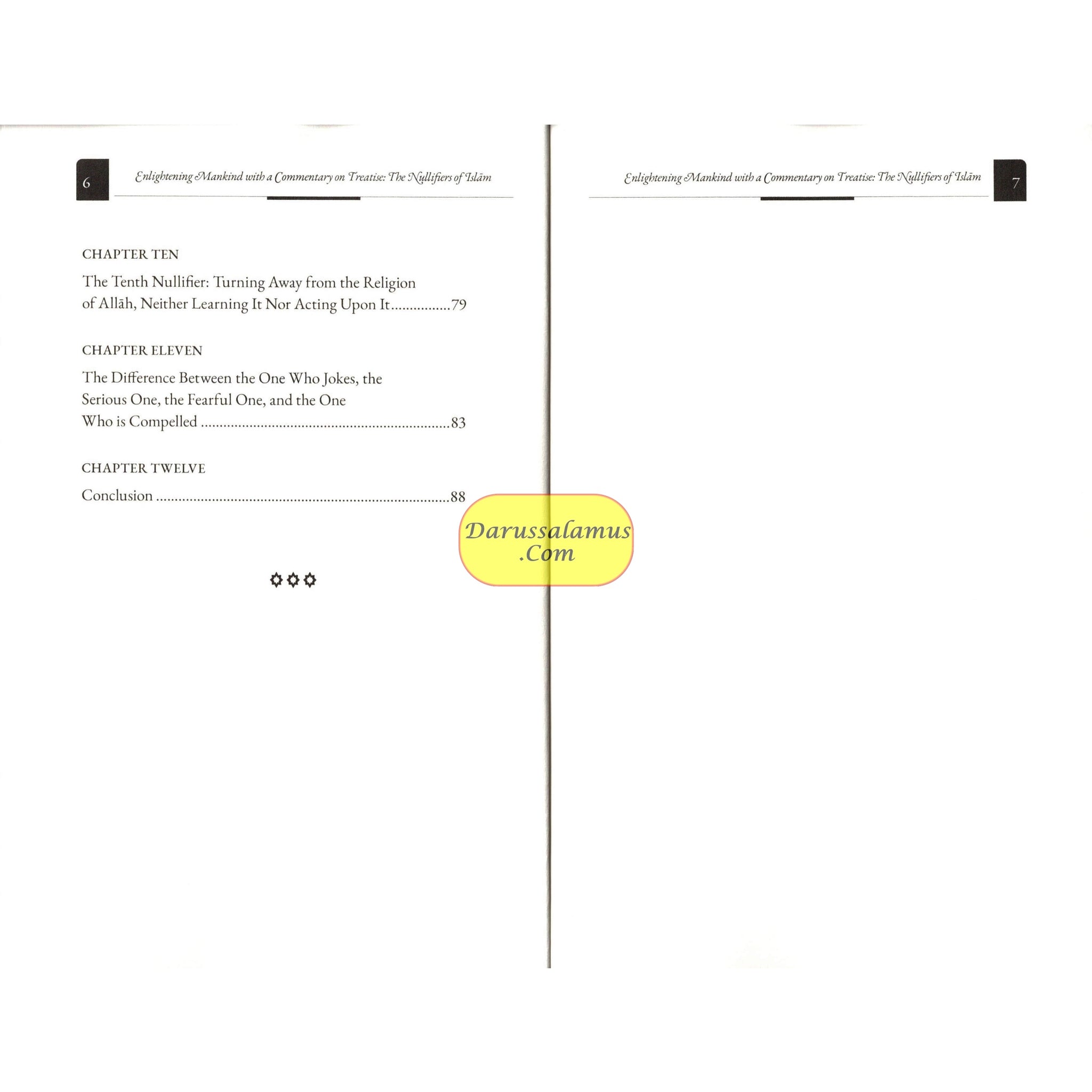 The Nullifiers of Islam By Shaykh Muhammad Bin Abdul wahhab、mySite、topwebapps