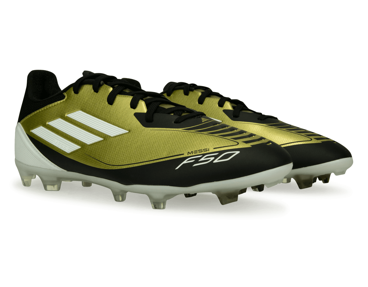 adidas Men's F50 League Messi FG/MG Gold/Black/White、mySite、bottomscart