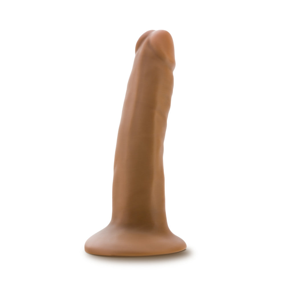 Dr. Skin Silicone By Blush® | Dr. Lucas Realistic Mocha 5.5-Inch Long Dildo With Suction Cup Base、mySite、bottomscart