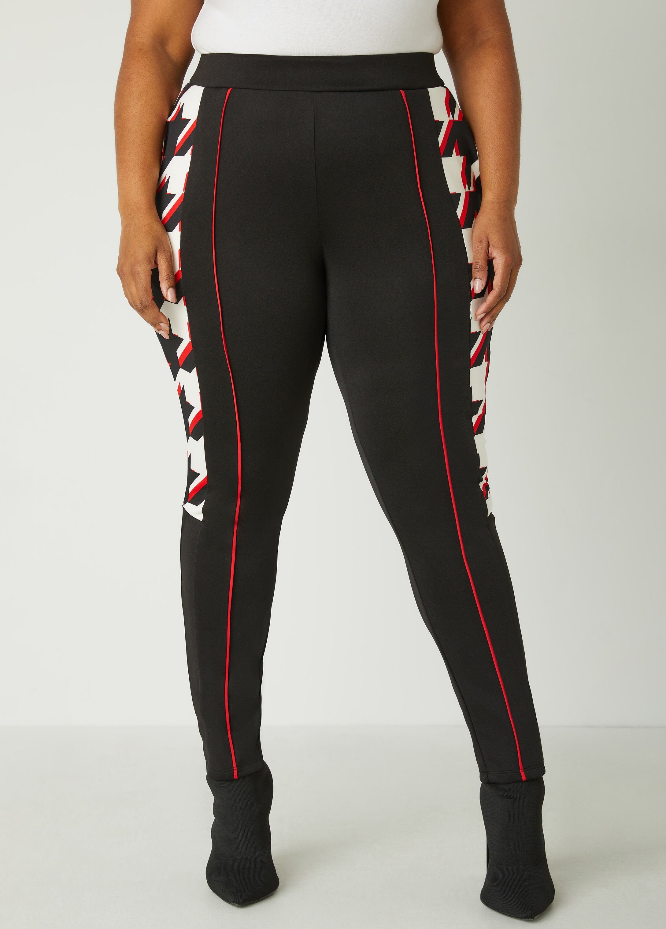 Houndstooth Paneled Leggings、mySite、bengalsvssteelers