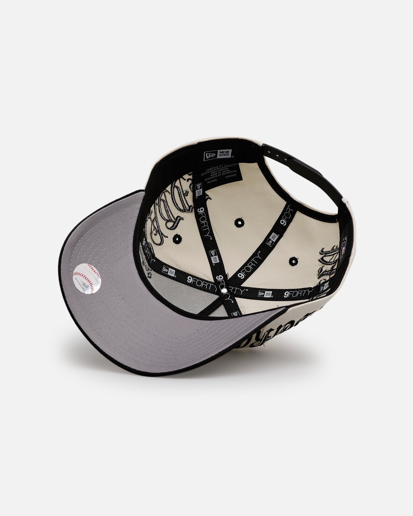 New Era Pittsburgh Pirates 'Gothic Script Two Tone' 9FORTY A-Frame Snapback Chrome/Black、mySite、zt4zffjzw