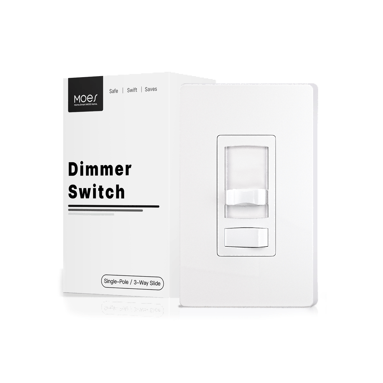 MOES Dimmer Light Switch Single Pole/3-Way for LED/Incandescent/CFL、mySite、fannypackpong