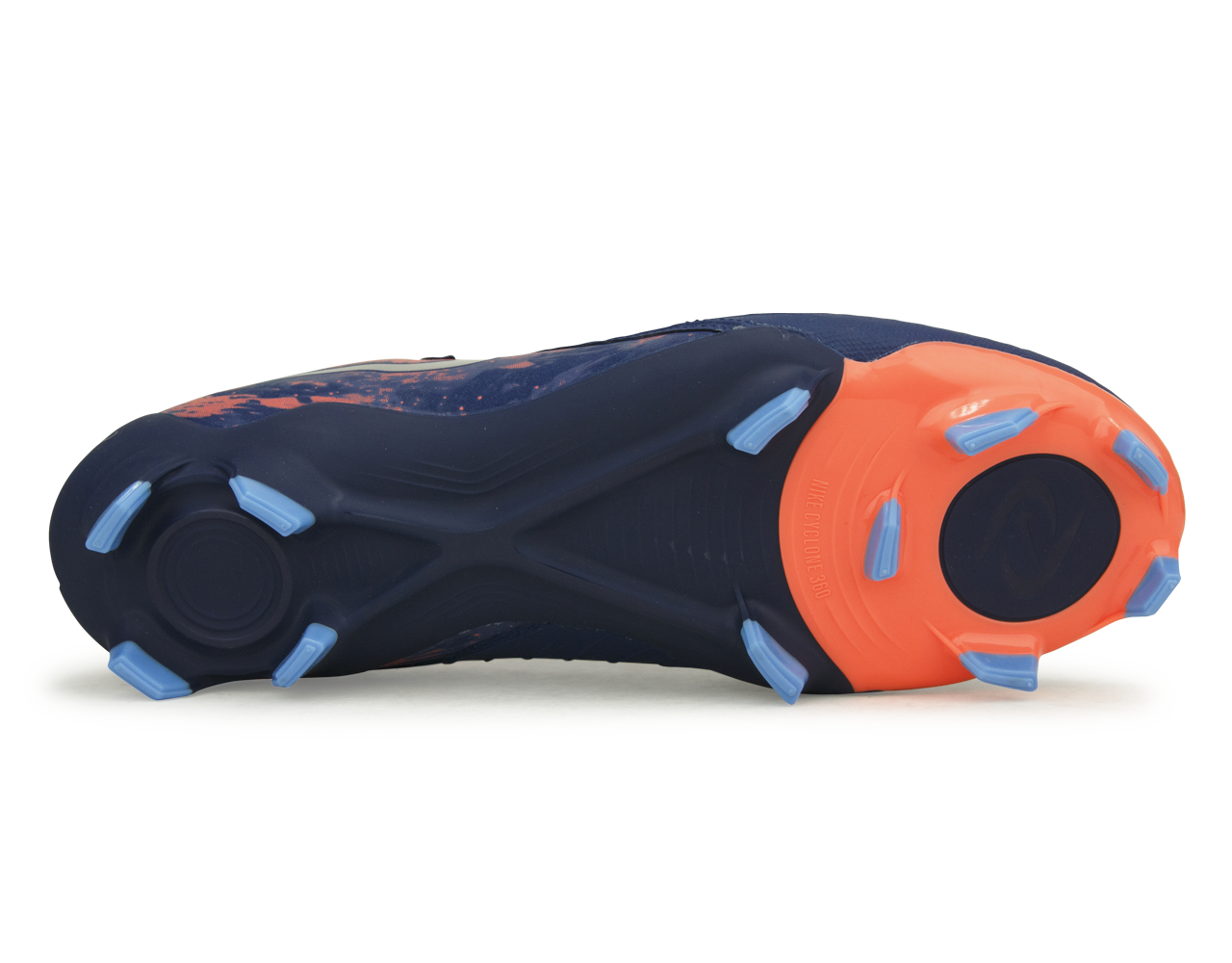 Nike Men's Phantom GX II Academy FG/MG Erling Haaland Blue Void/Chrome、mySite、noshort