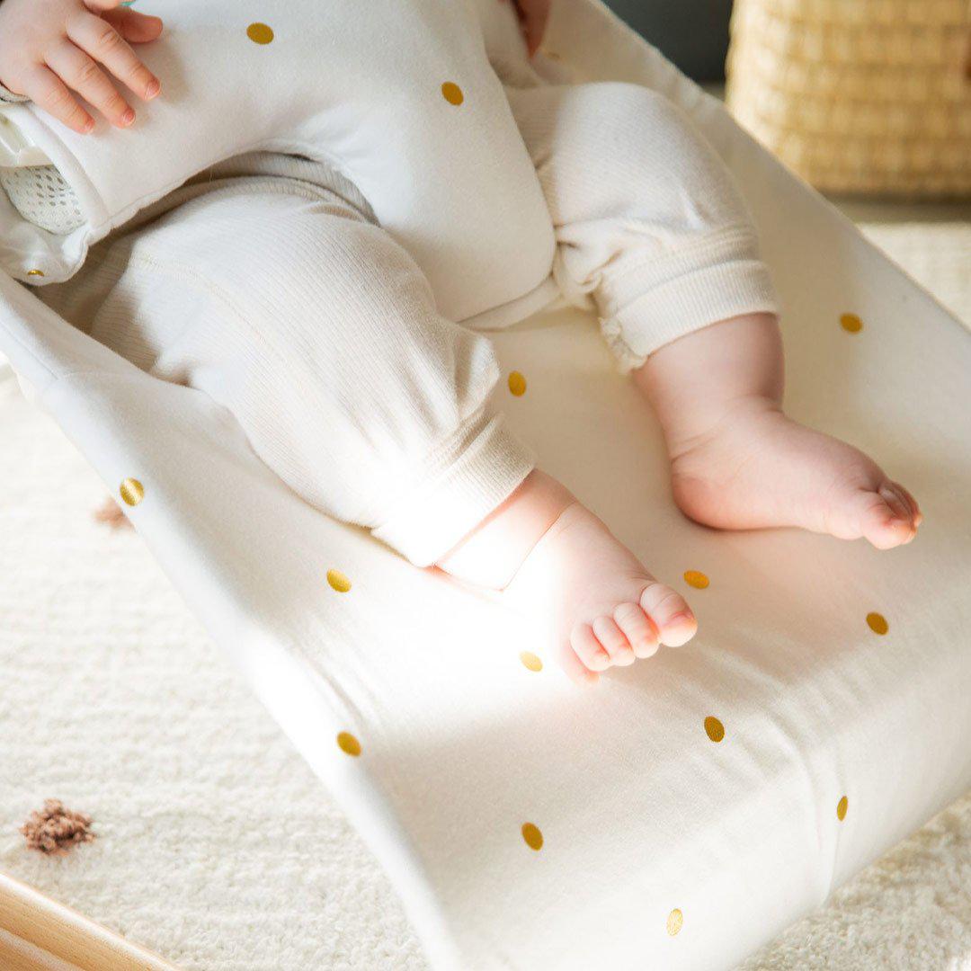  Childhome Evolux Bouncer Cover - Gold Dots、mySite、merchandisen