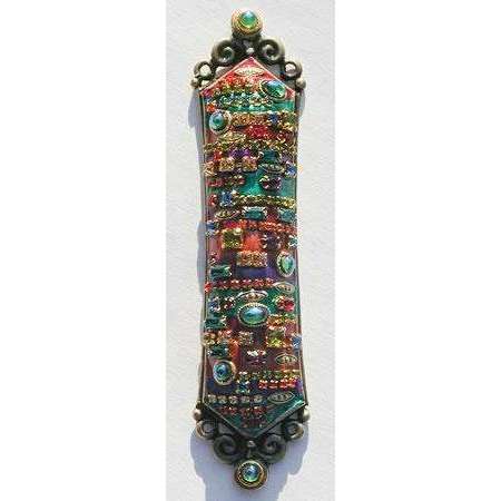 Michal Golan Bold Swarovski Crystal Mezuzah、mySite、topwebapps