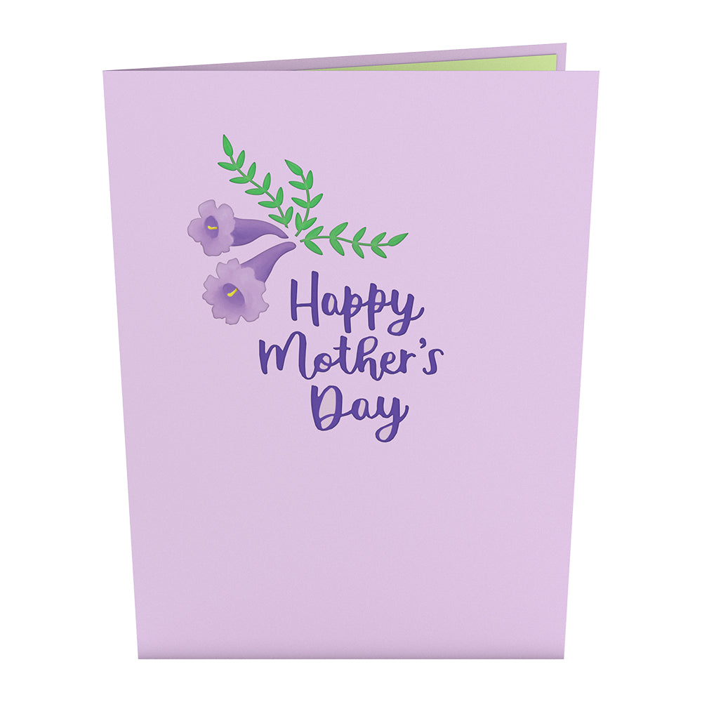 Mother's Day Jacaranda Tree Pop-Up Card、mySite、solidvoid