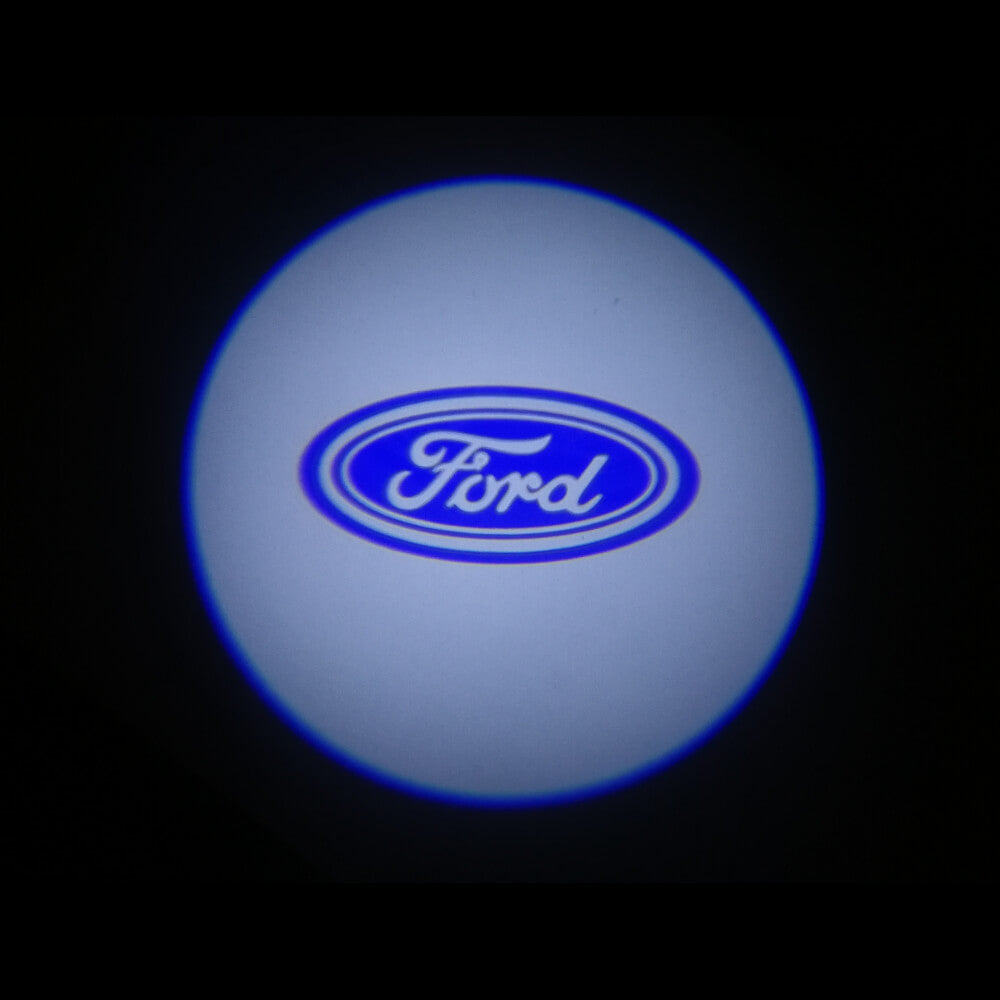 2x Ford Square Mirror light (plug&play) - 10 Logos、mySite、nflplayoffbracketp