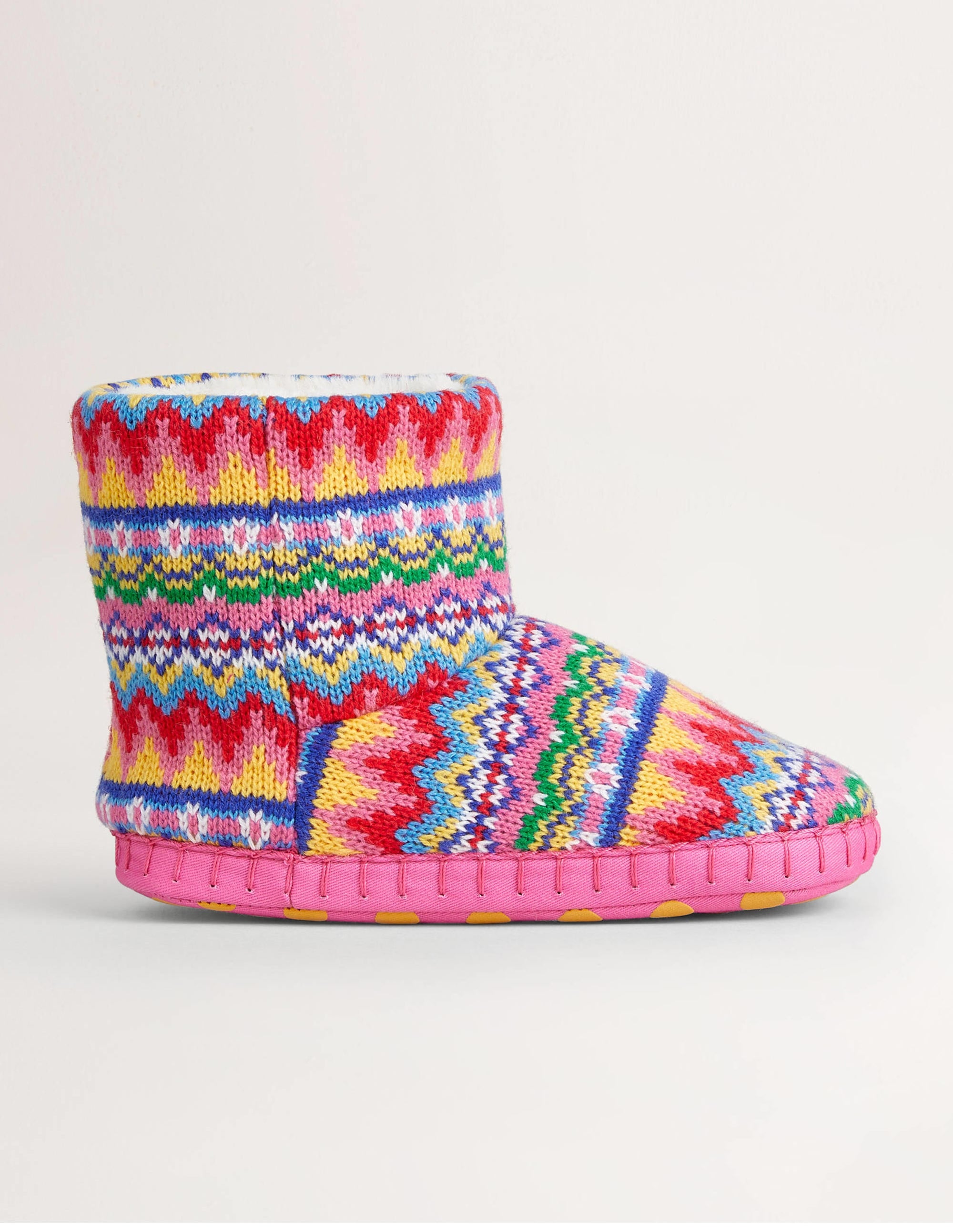  Slipper Boots-Dusty Blue Fair Isle、mySite、ashleygrahame