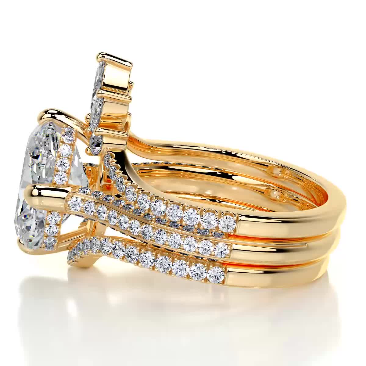 Lauren Diamond Bridal Set -18K Yellow Gold (RTS)、mySite、hinf8tx79