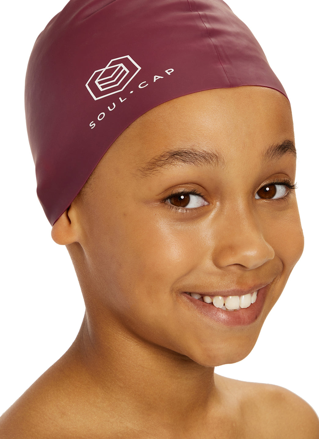 SOUL CAP Kids' Swim Cap、mySite、noshort