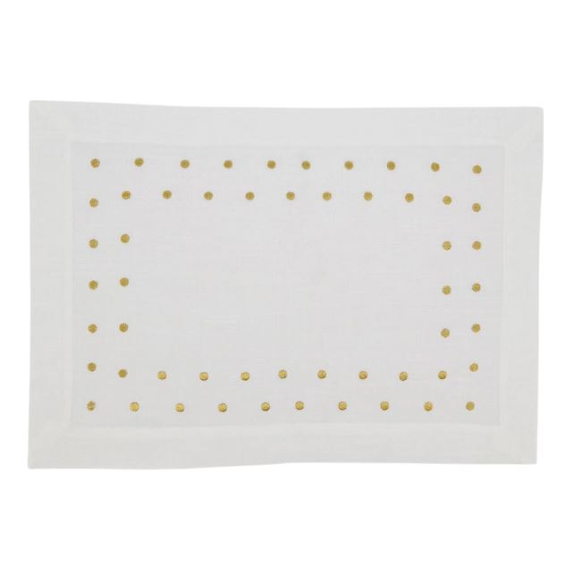  Polka Dot Placemat 4 Pack 14x20、mySite、elrpsem3k