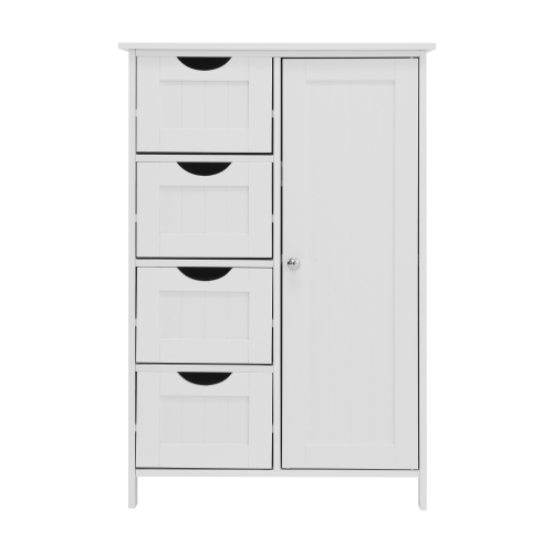 White Lift Top Entryway Storage Cabinet with 2 Safety Hinge, Wooden Toy Box、、casual