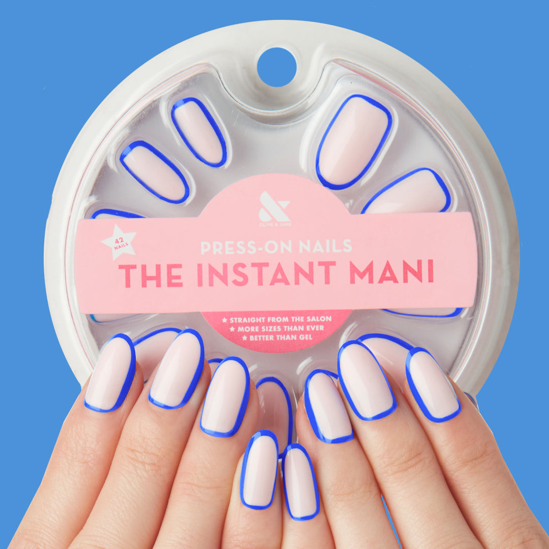 Blue Outline Press-On Part-of-Set、mySite、solidvoid