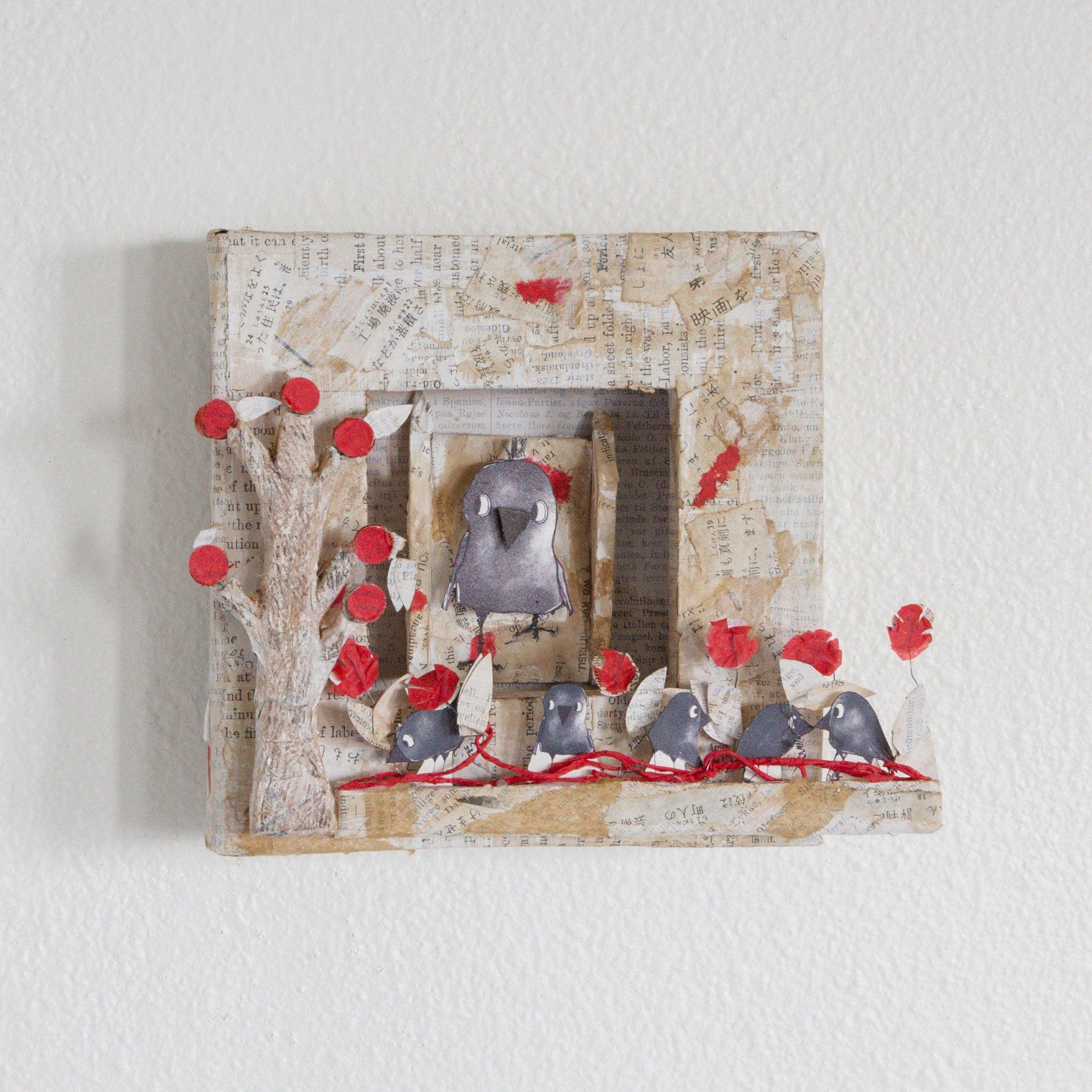 RETIRED - Hutch Studio - Paws and Caws Collage Collection | Murder Get Together、mySite、g9winljtr