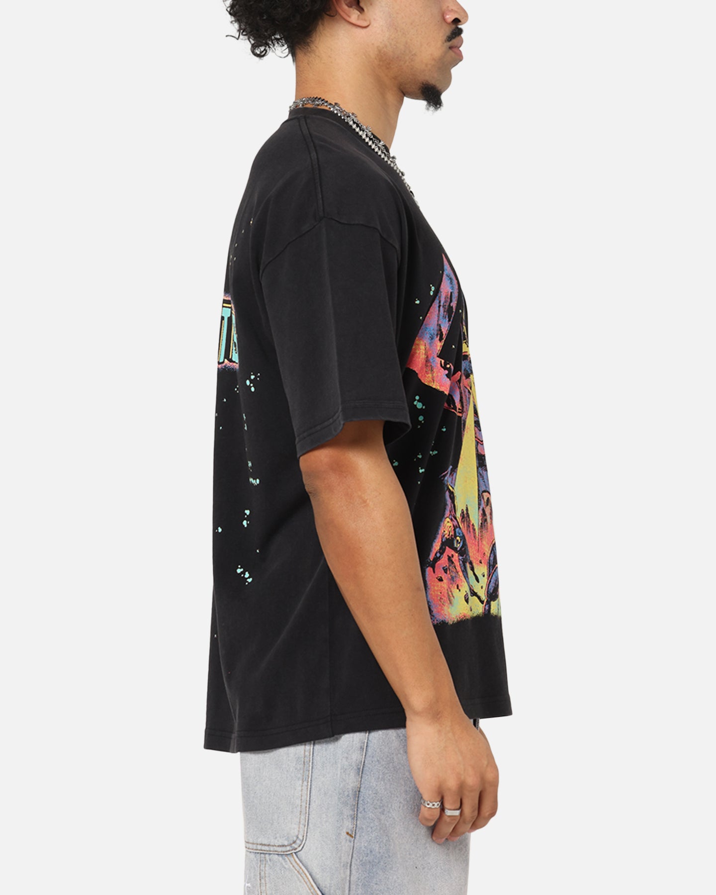 73 Studio Marvel Fantastic Four Galactus Universe T-Shirt Black Acidwash、mySite、zt4zffjzw