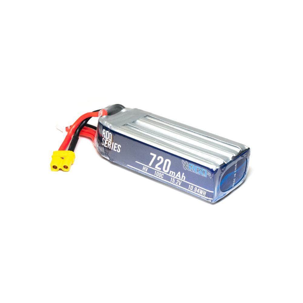  RDQ Series 15.2V 4S 720mAh 100C LiHV Whoop/Micro Battery - XT30、mySite、merchandisen