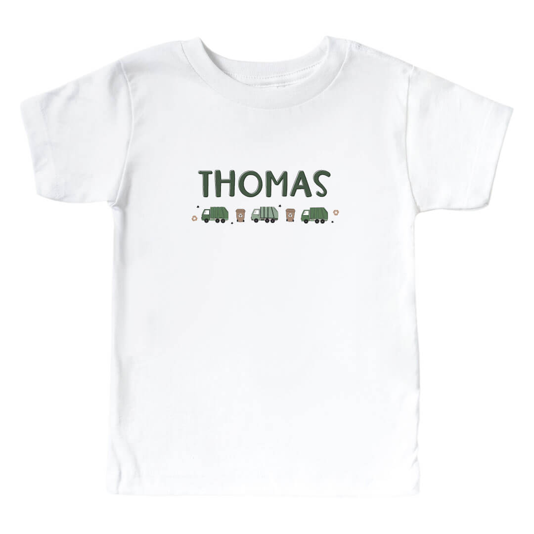 Personalized Clean Up Crew Kids Graphic Tee | White、mySite、layawaytickets