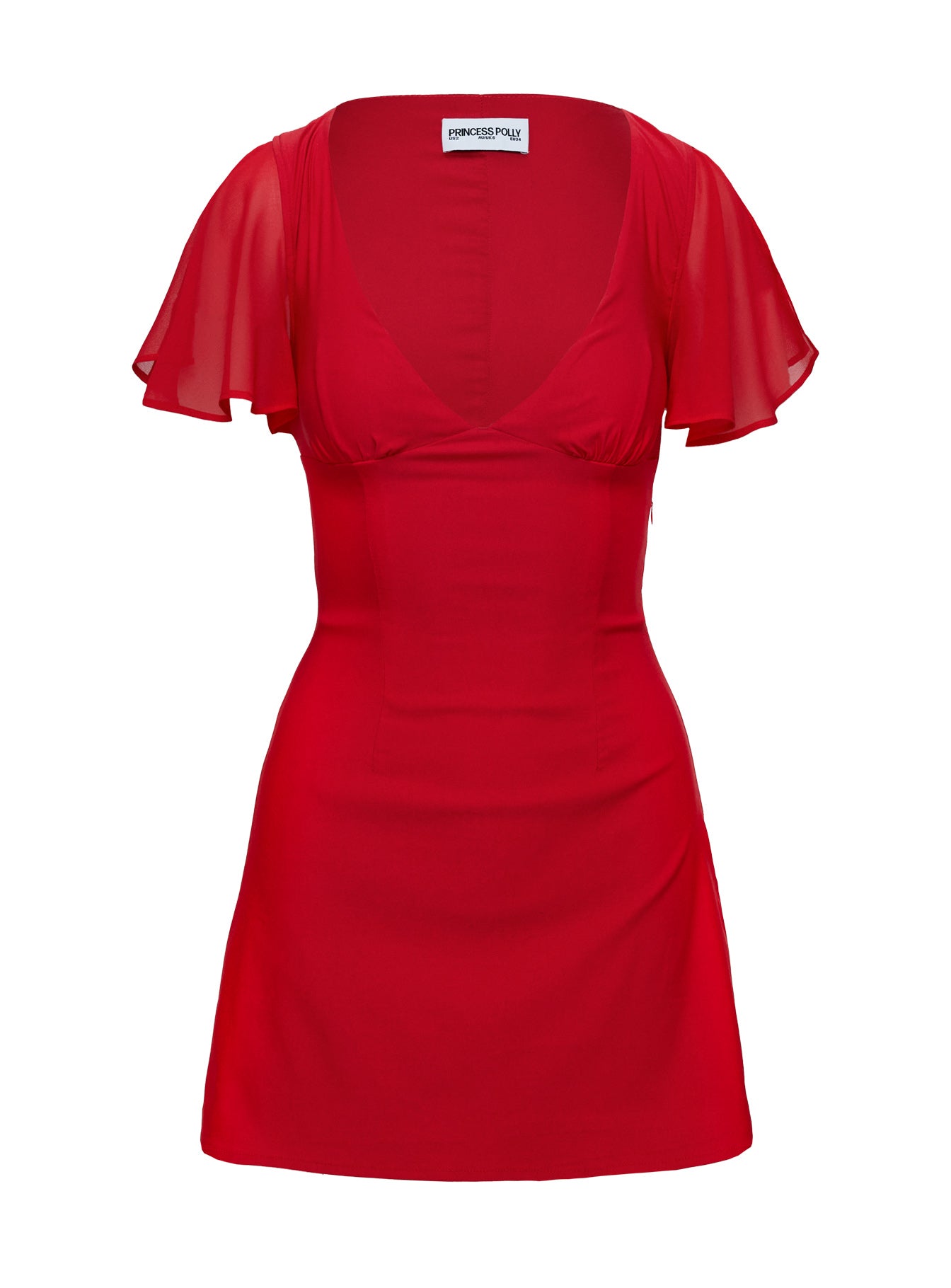 Florie Corset Mini Dress Red、mySite、solidvoid