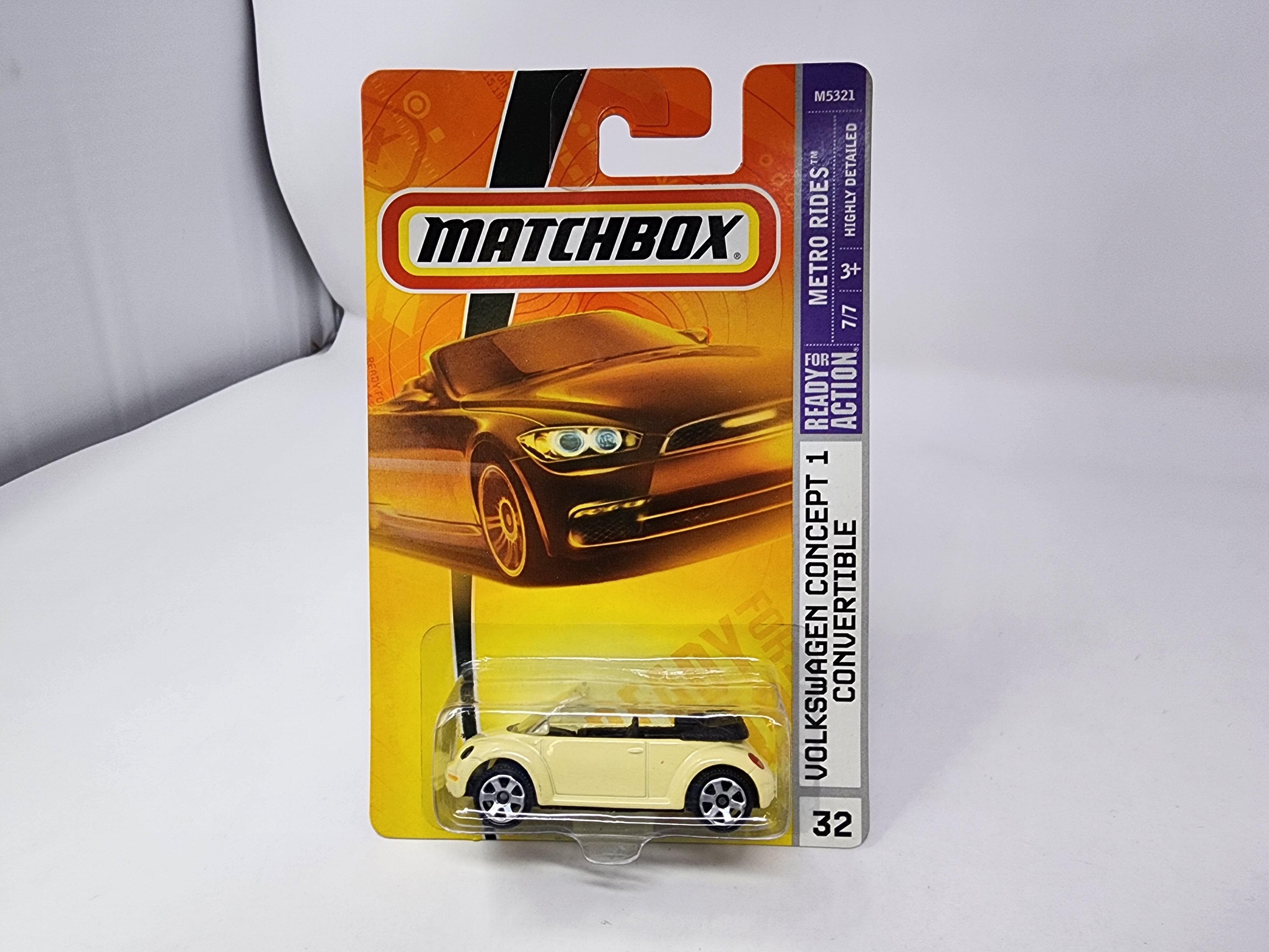 Volkswagen Concept 1 Convertible #32 * Yellow * Matchbox Basic、mySite、hgirdovlk