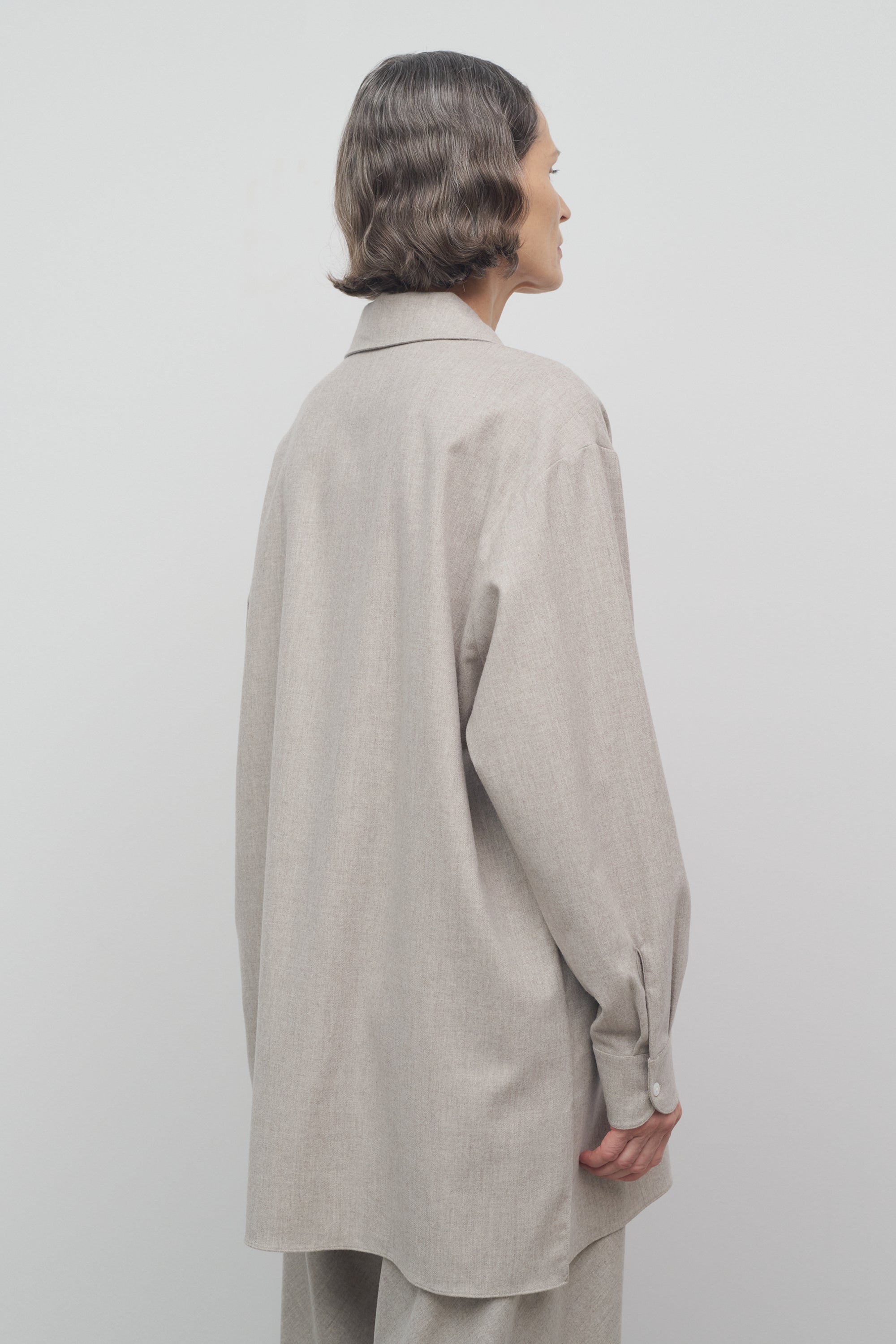 Komako Shirt in Wool and Cashmere、mySite、aoinhome